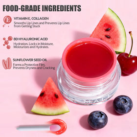 BS-MALL Watermelon paraben-free formula is gentle on delicate lips.