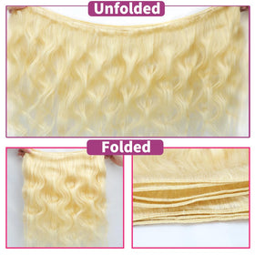 BSBU blonde hair bundles showcase soft, silky weave for a natural glow.