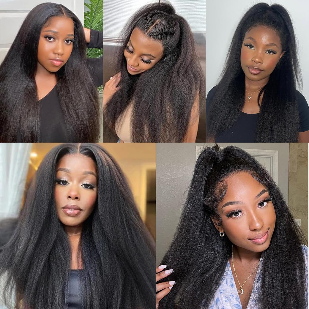 BSBU Kinky Straight Bundles ready to wear for quick transformation.