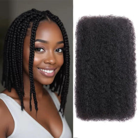 BSEVENI Afro Kinkys bulk hair 12inch for natural dreadlocks and easy styling