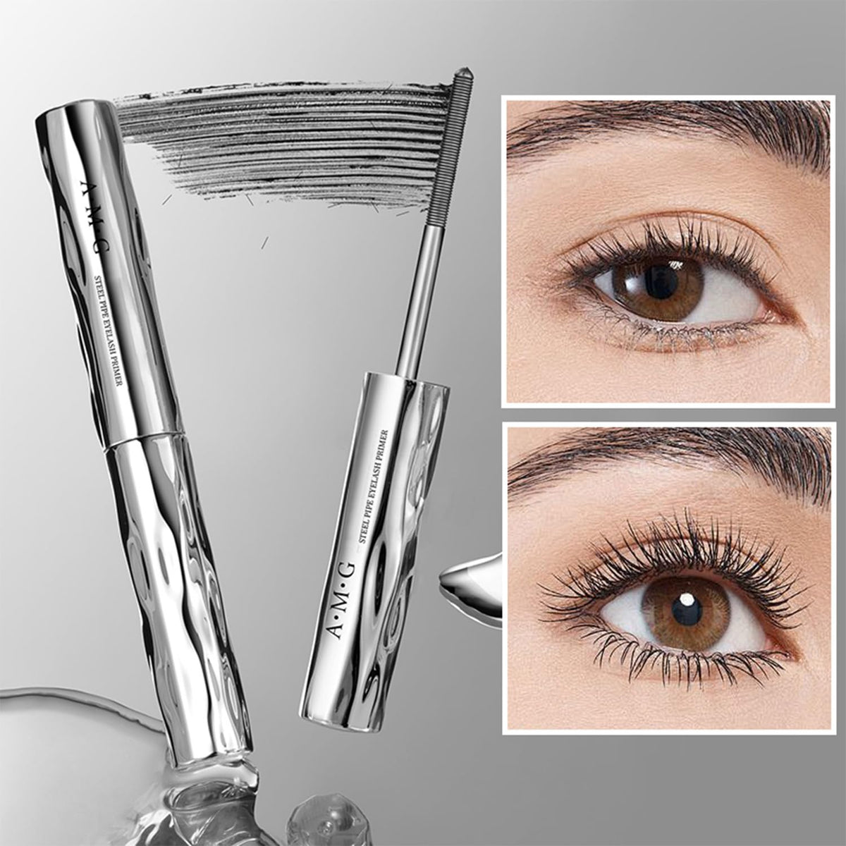 BSLCEKL Metal wand delivers precise lash separation from root to tip.