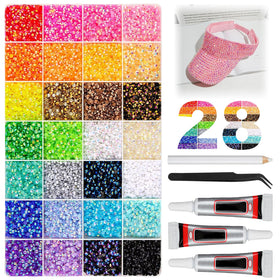 BSpecter resin rhinestone kit box with 28-grid storage for organized crafting.