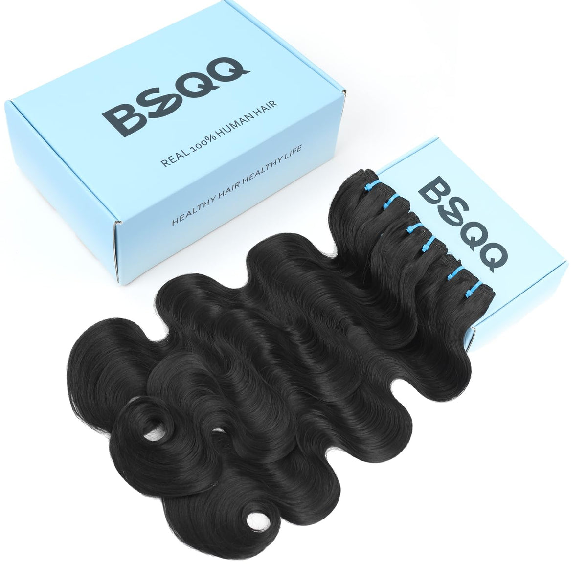 BSQQ 16A body wave bundles 20-inch close-up showing rich density for fuller looks