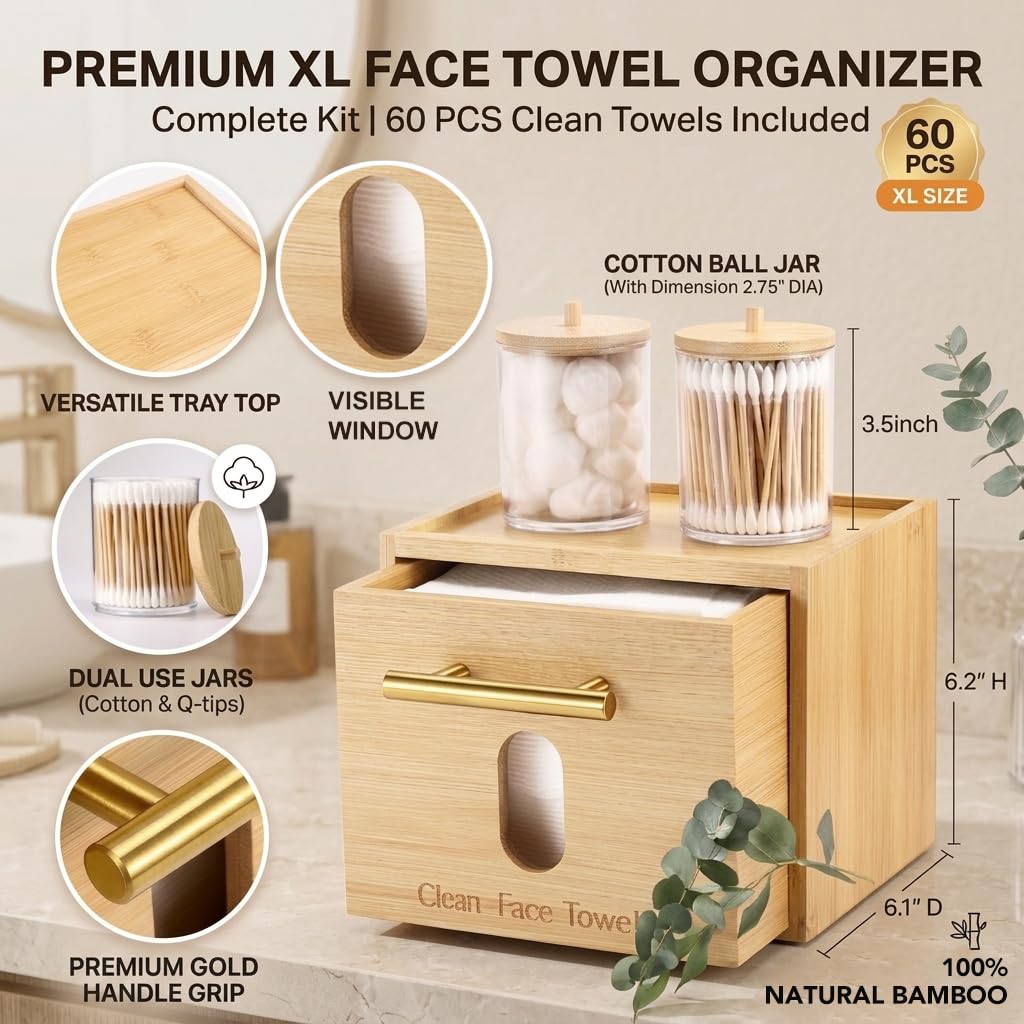BSSN bamboo unit top shelf holds bottles for easy access