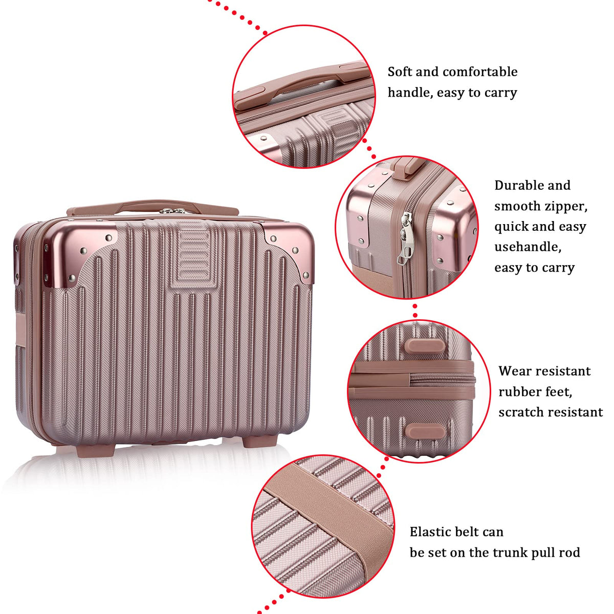 BSTKEY compact size fits carry-on bags for easy packing