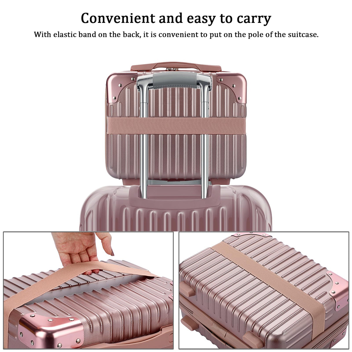 BSTKEY elastic strap attachment design for luggage handling