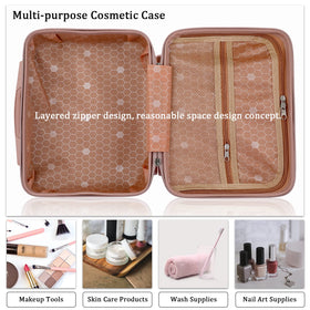 BSTKEY rose-gold zipper detail on durable travel case