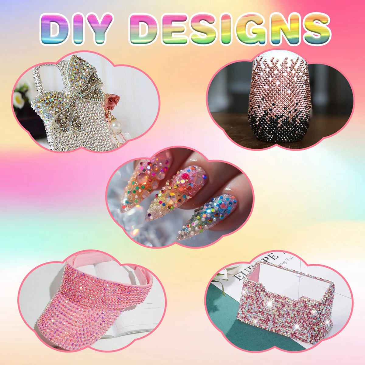 BSummit bedazzling kit with storage box and tools for easy use