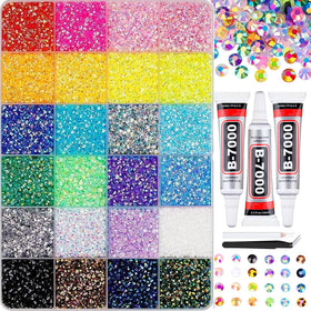 BSummit colorful resin rhinestones add vibrant sparkle to crafts and nails
