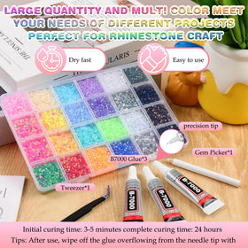 BSummit diamond art embellishments for DIY projects with brilliant shine