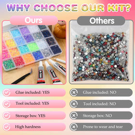 BSummit organized gems box to keep colors tidy between projects