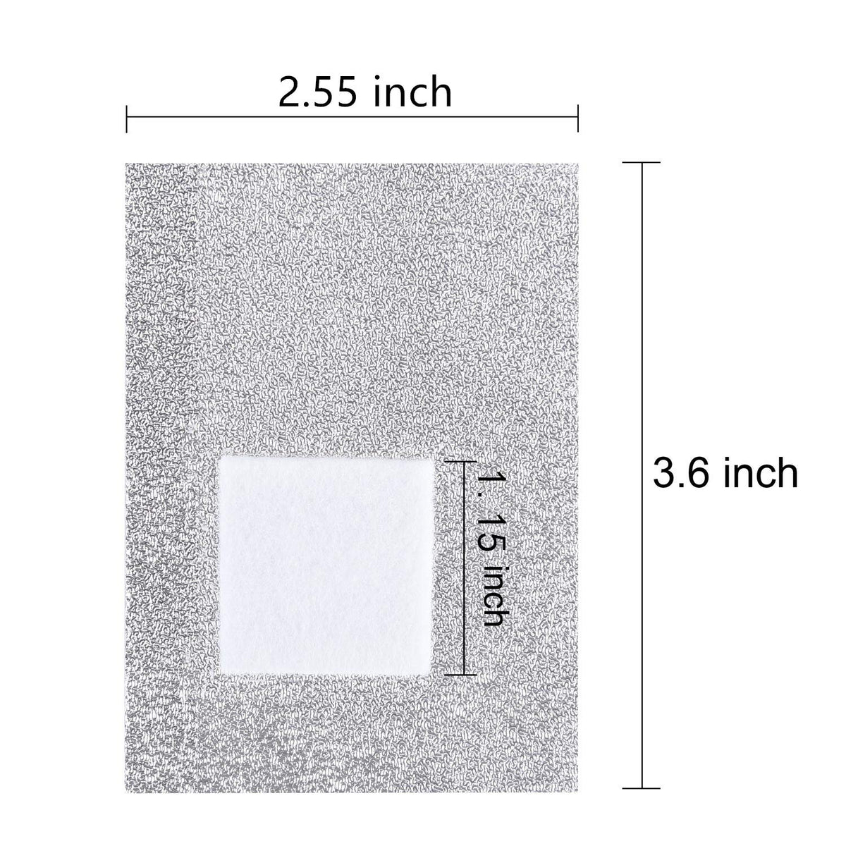 BTYMS lint-free cotton pads prevent fuzz during the soak-off process.