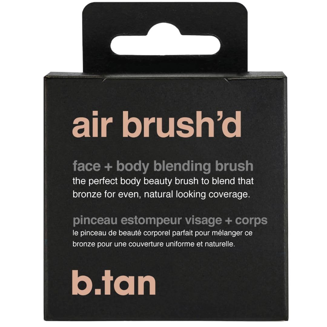 BTAN brush showing air-brushed finish through soft bristles.