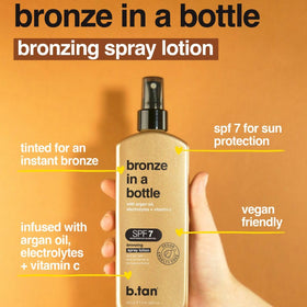 B.TAN includes electrolytes to support skin hydration during tanning.