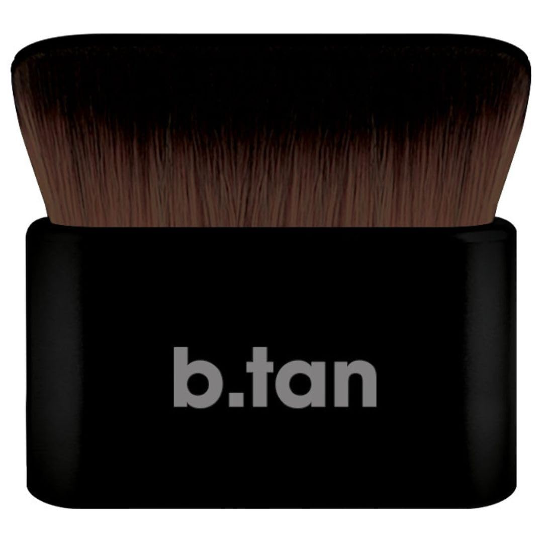 BTAN Face & Body Blending Brush with angled top for smooth, even self-tan application.