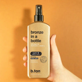 Reapply every two hours or after swimming to maintain bronze with B.TAN.