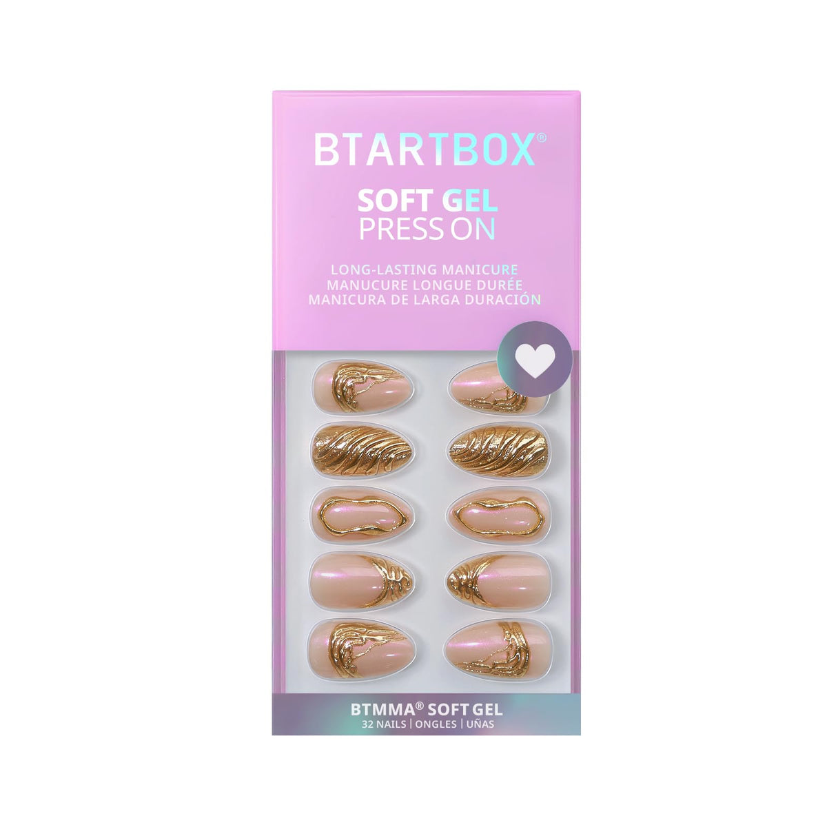 BTArtbox 32 nails in 16 sizes for a perfect fit.
