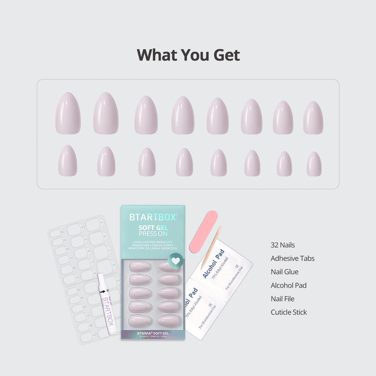 Removal process with warm water for easy, gentle nail transition