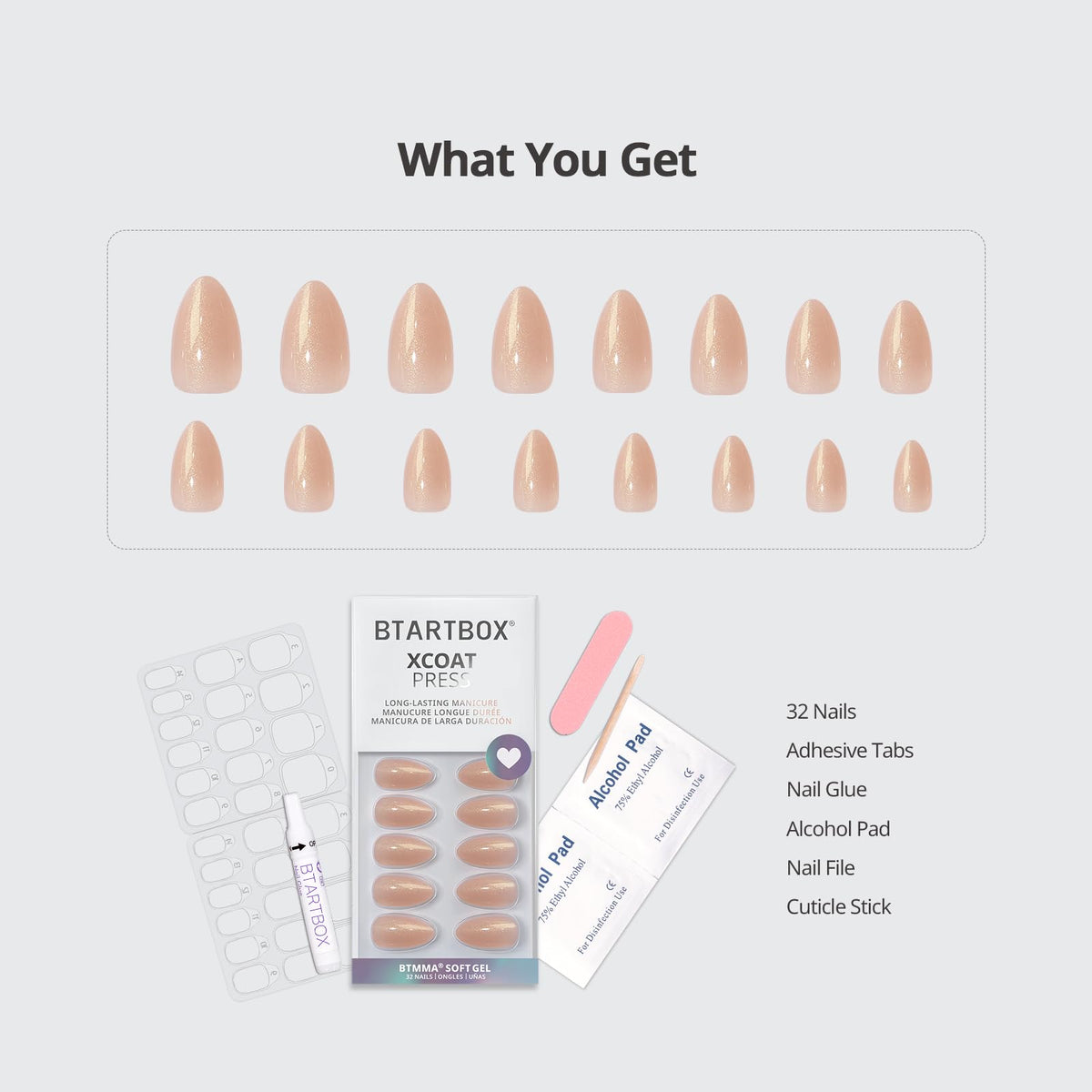 BTArtbox builder gel and top coat provide chip-free durability
