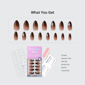 BTArtbox nails with builder gel-inspired finish for daily wear