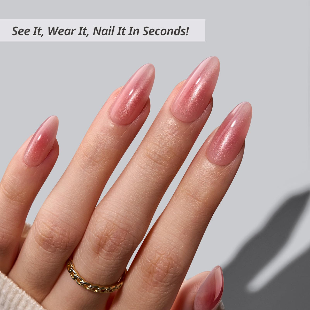 BTArtbox cat-eye ombre nails lit by lamp curing for durable home results