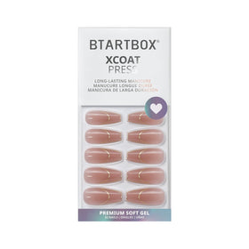 BTArtbox coffin soft gel nails provide flexible, natural-feel wear.