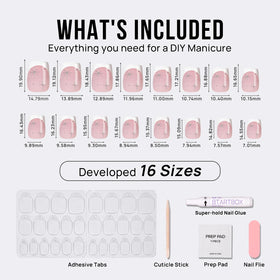 BTArtbox kit includes glue, tabs, file, and sticks for mess-free setup