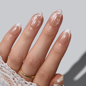 BTArtbox French Tip Press On Nails for the Big Day with a flawless, salon-like finish.