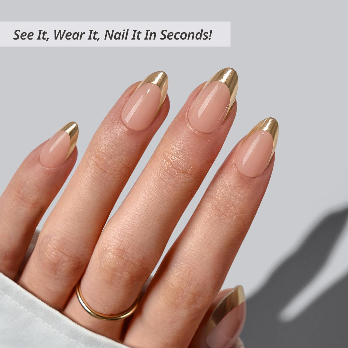 BTArtbox lamp-curable nails shown under light for quick, durable shine.