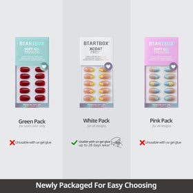 BTArtbox Nail Glue and Adhesive Tabs included for secure, long-lasting wear.
