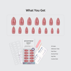 BTArtbox nails in hand with natural-looking finish and flexible feel