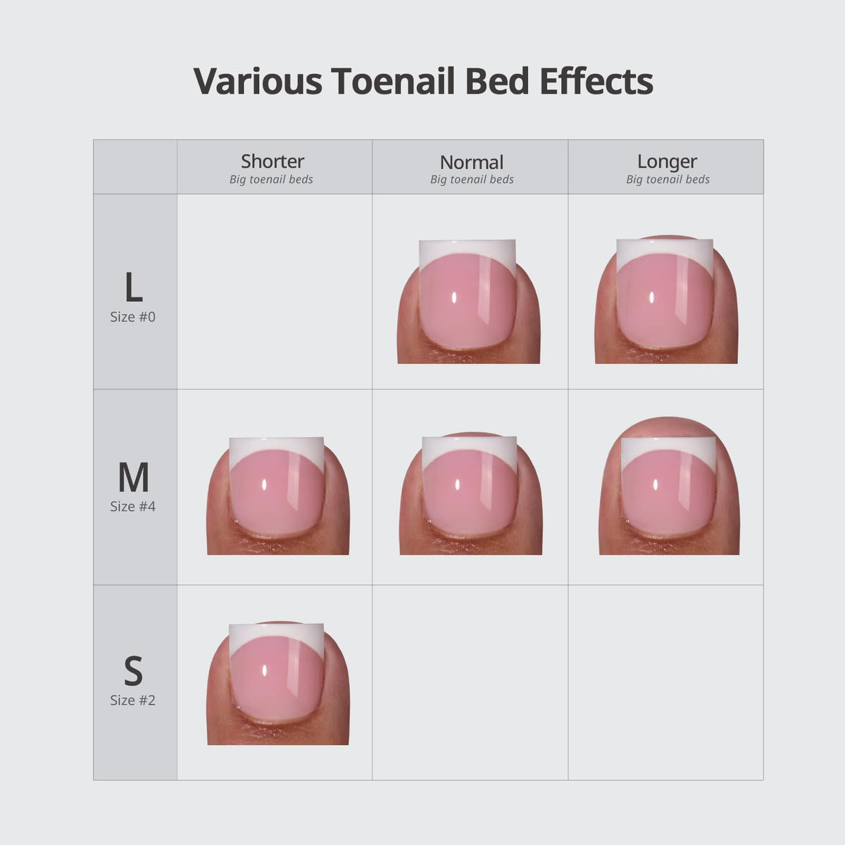 BTArtbox alabaster white toenails on toe for quick at-home glamour