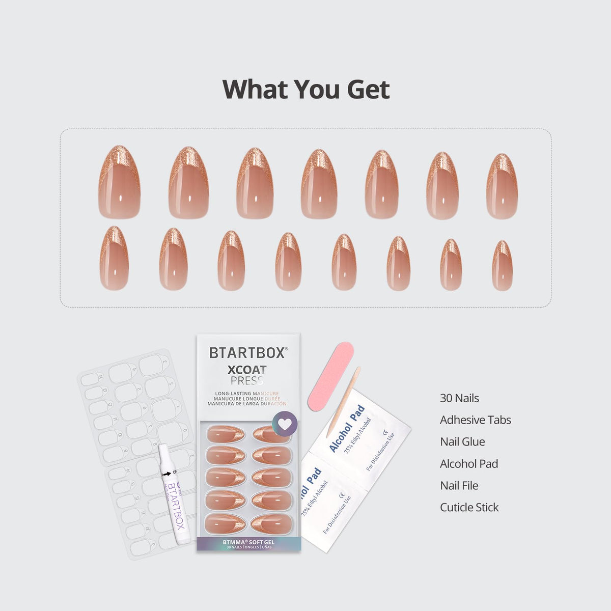 BTArtbox salon-quality DIY nails visual showing home manicure potential.