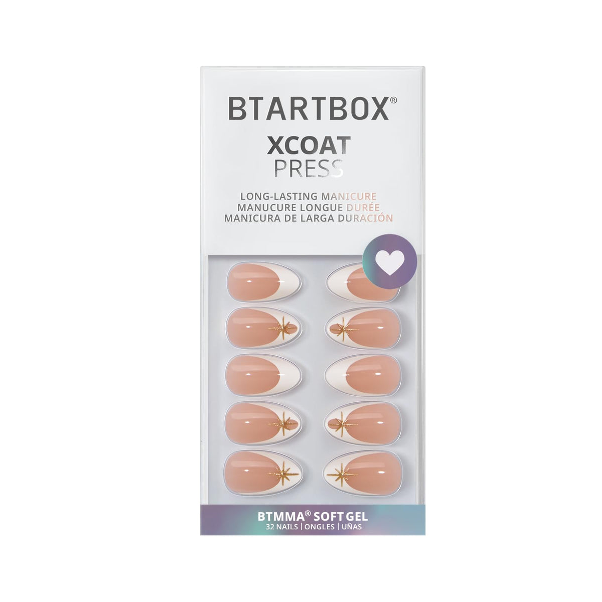 BTArtbox Starlight Frost nails shimmer with elegance for everyday style.