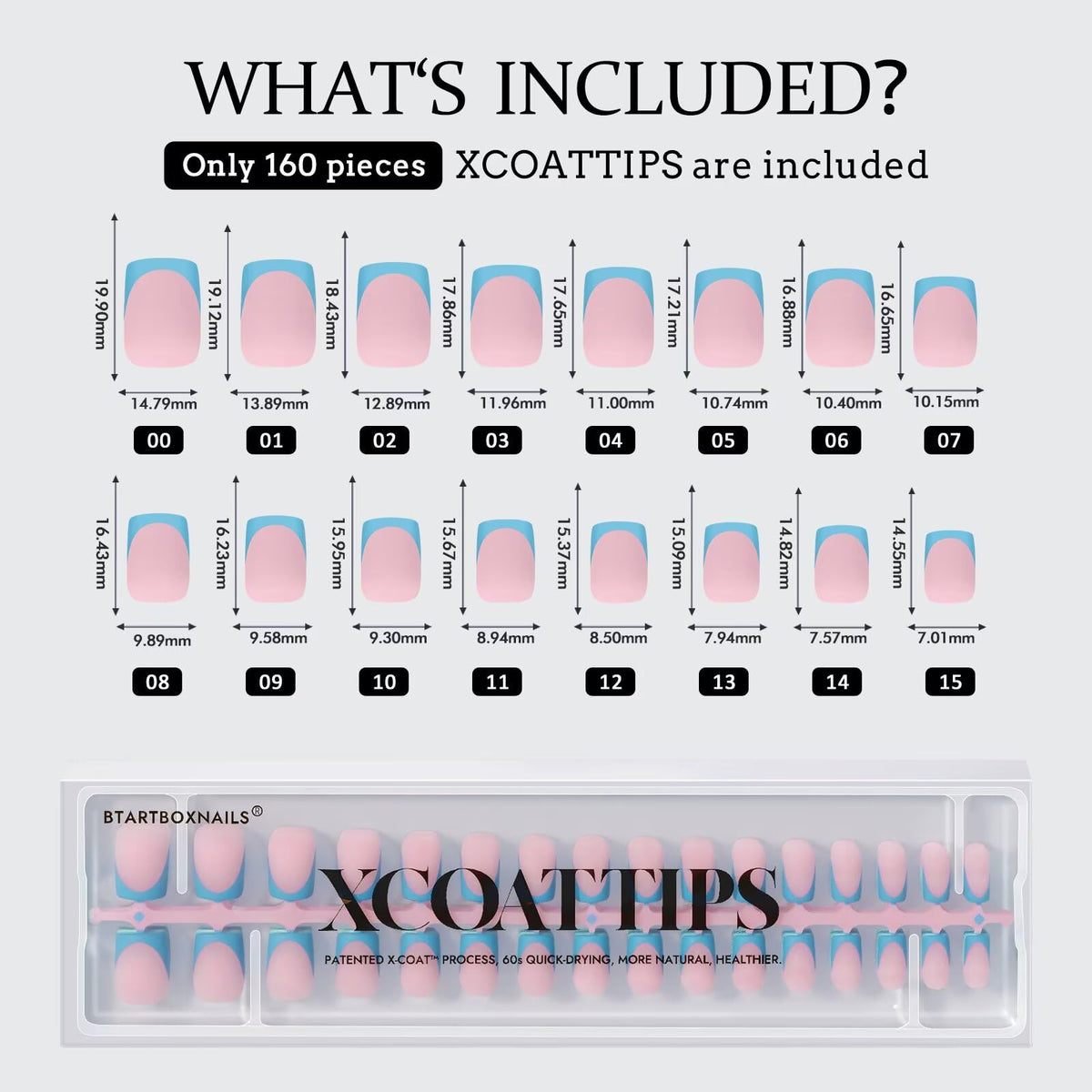 BTArtboxnails 16-size kit fits most nails with precision