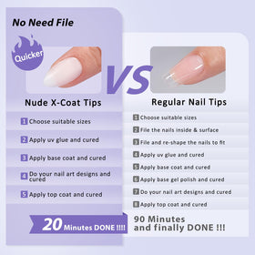 BTARTBOXNAILS easy 20-minute light-cured enhancements at home