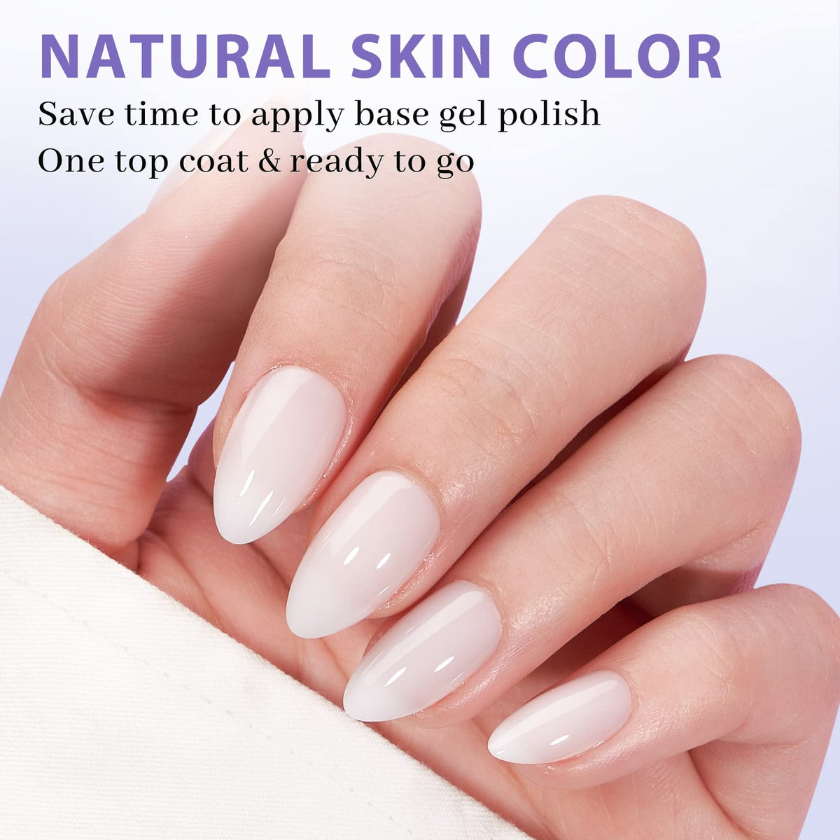 BTARTBOXNAILS milky white soft gel tips with primer for stronger adhesion