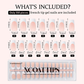 BTArtboxnails ultra-fit tips contour from cuticle to edge for natural look