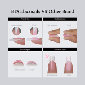 BTArtboxnails X-Coat technology lets UV cure through tips