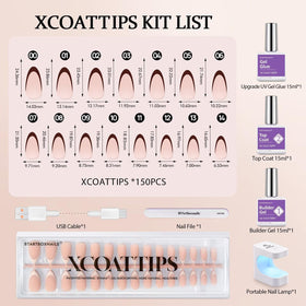 BTArtboxnails XCOATTIPS all-in-one kit saves time and money