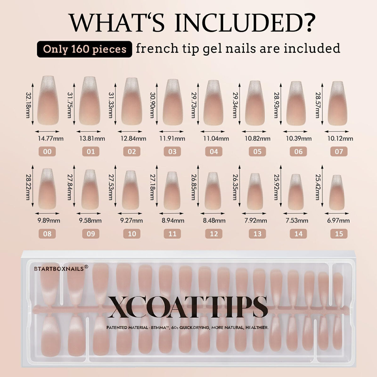 BTArtboxnails XCOATTIPS at-home nail extension made easy and precise