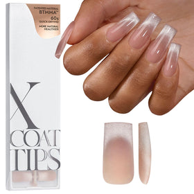 BTArtboxnails XCOATTIPS cat eye French tip nails for salon-style manicure