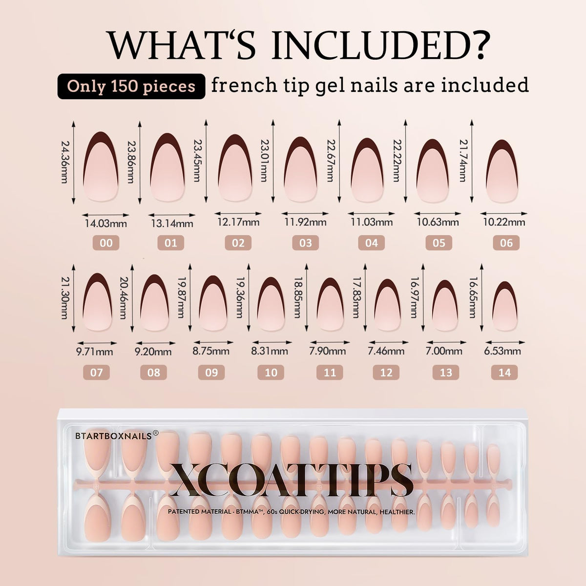 BTArtboxnails XCOATTIPS easy DIY results mirror salon quality