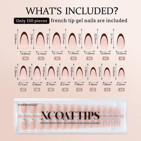 BTArtboxnails XCOATTIPS easy DIY results mirror salon quality
