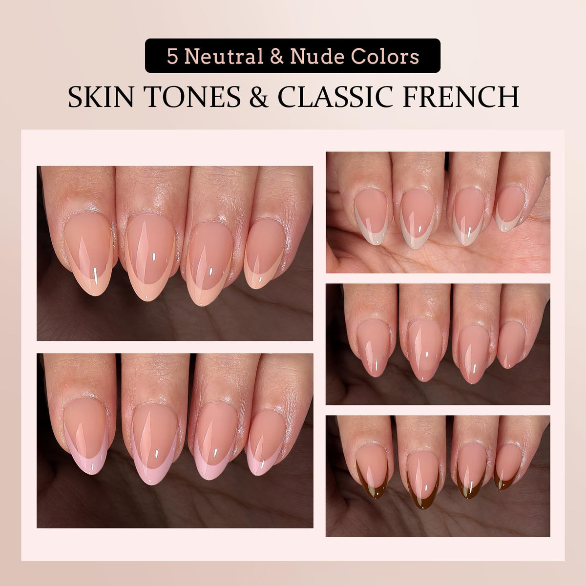 BTArtboxnails XCOATTIPS gel application on almond tips for salon finish.