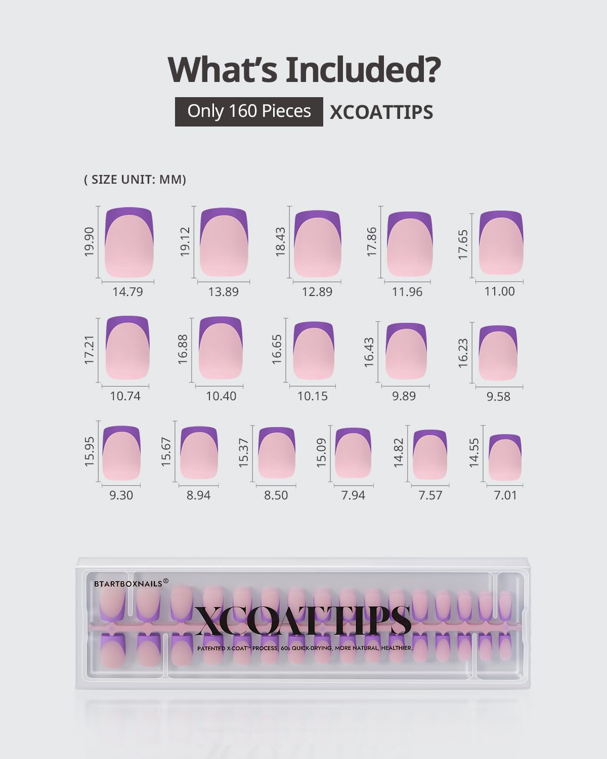 BTArtboxNails tapered edges deliver a natural ultra-thin finish