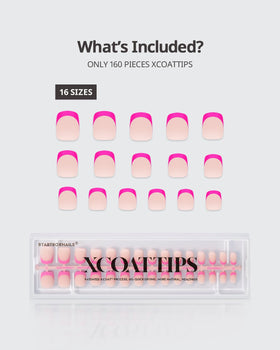 BTArtboxNails XCOATTIPS natural look with ultra-thin edges for a professional finish