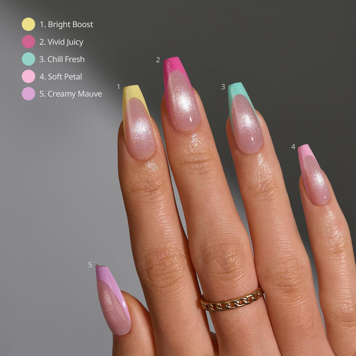 BTArtboxnails XCOATTIPS pre-shaped trimmed nails for quick at-home manicure