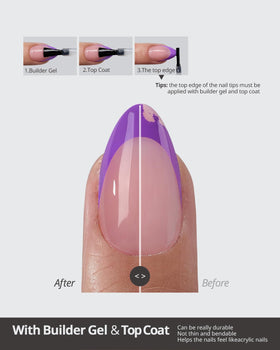BTArtboxNails pre-applied primer and base coat for faster at-home extensions