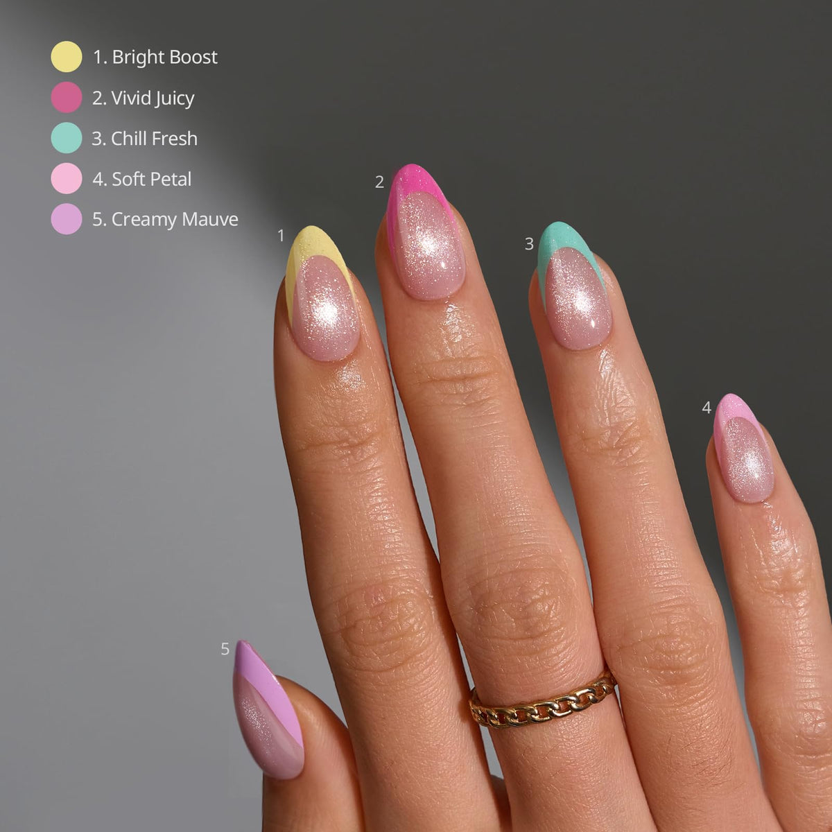 BTArtboxNails XCOATTIPS short almond nails ready for easy at-home manicure